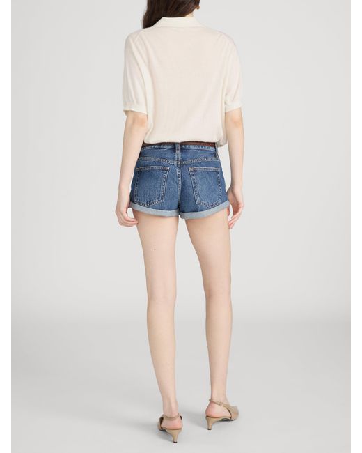 FRAME Blue The Darling Short