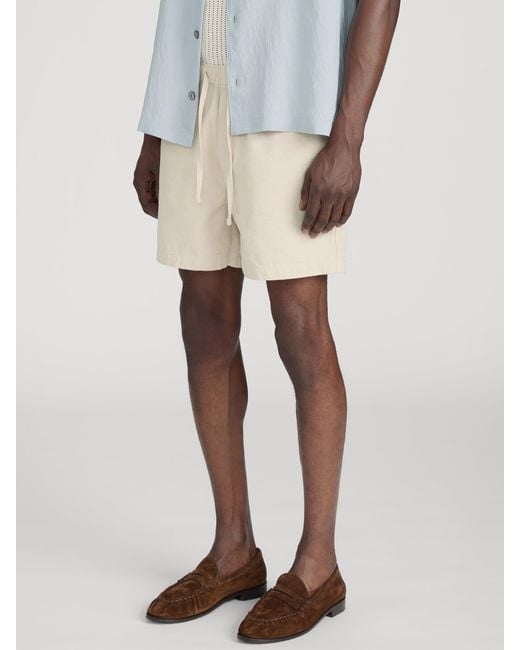 FRAME White Drawstring Shorts for men