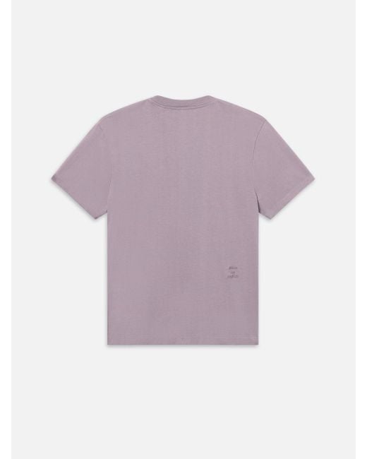 FRAME Purple Frame Logo Tee for men