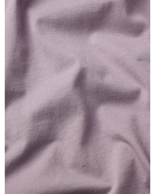 FRAME Purple Frame Logo Tee for men