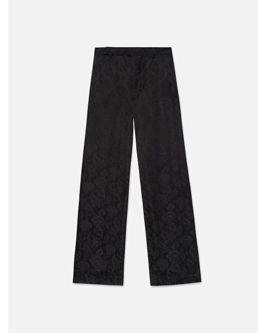 FRAME Black Ritz Pajama Trouser