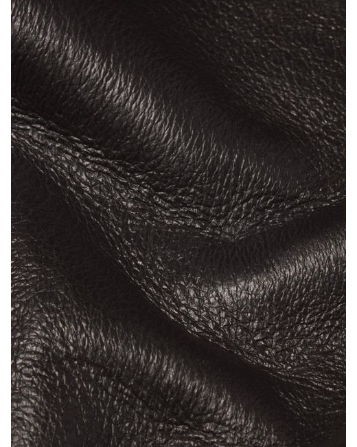 FRAME Black Shearling Bomber for men
