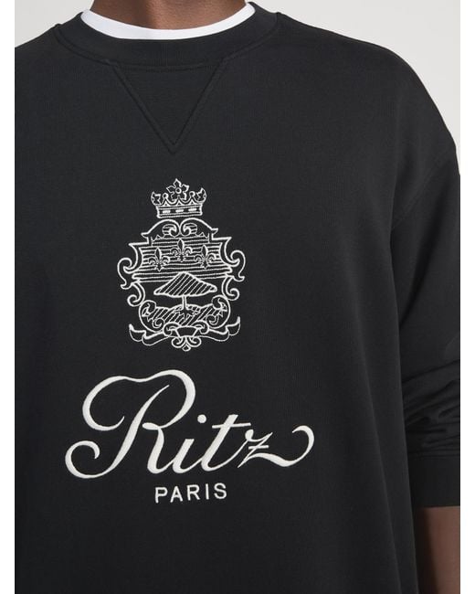FRAME Black Ritz Sweatshirt