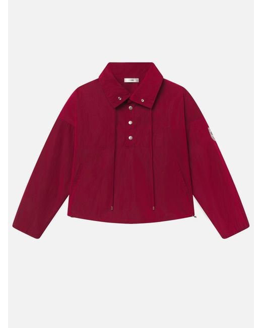 FRAME Red The Tennis Windbreaker