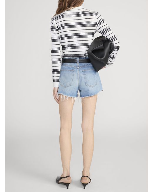 FRAME Blue The Hang Short