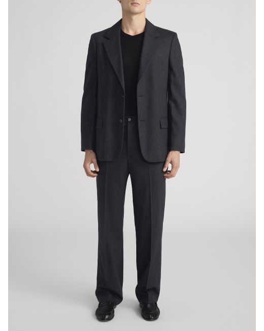 FRAME Blue Single Breasted Blazer for men