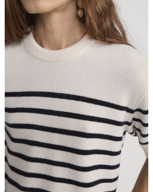 FRAME White The Cashmere Easy Crew