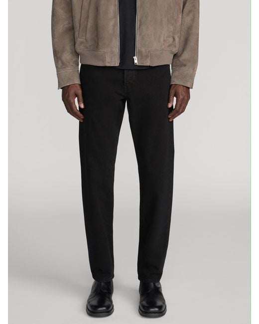 FRAME Black The Straight Jean for men