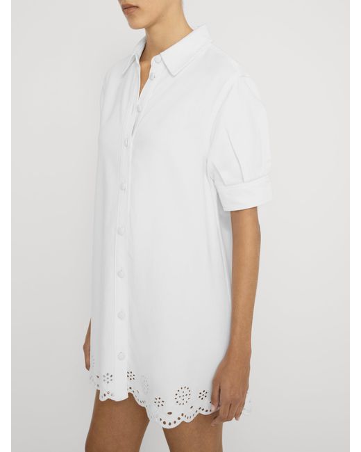 FRAME White The Eyelet Play Dress