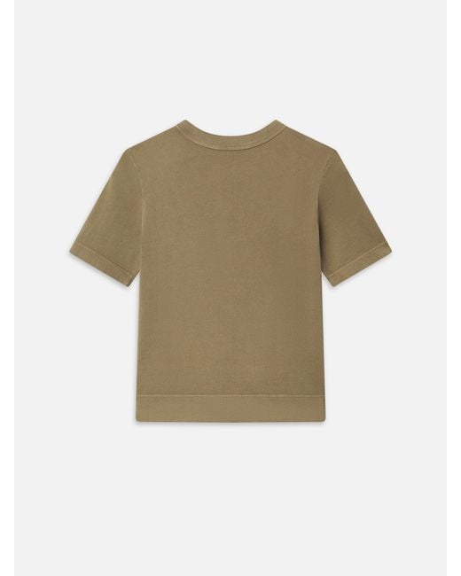FRAME Green The Boxy Tee