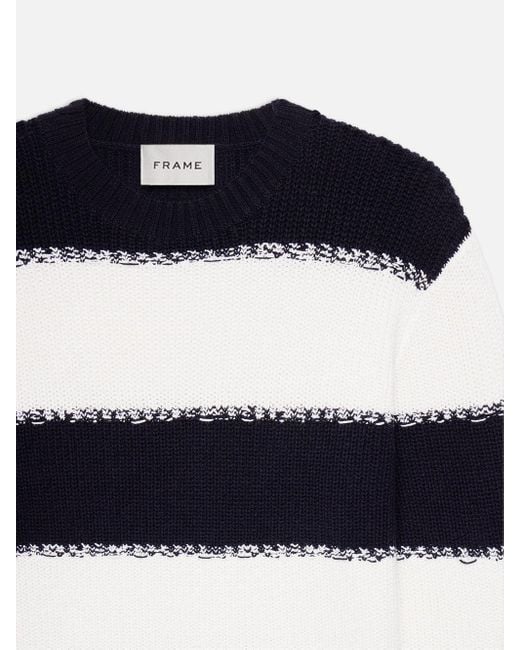 FRAME Blue Striped Sweater for men