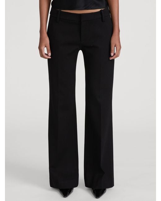 FRAME Black The Pixie Low Trouser