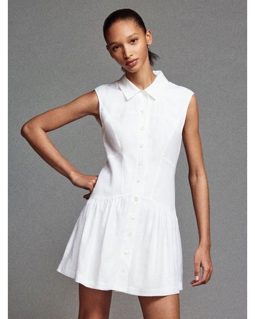 FRAME White The Linen Day Dress