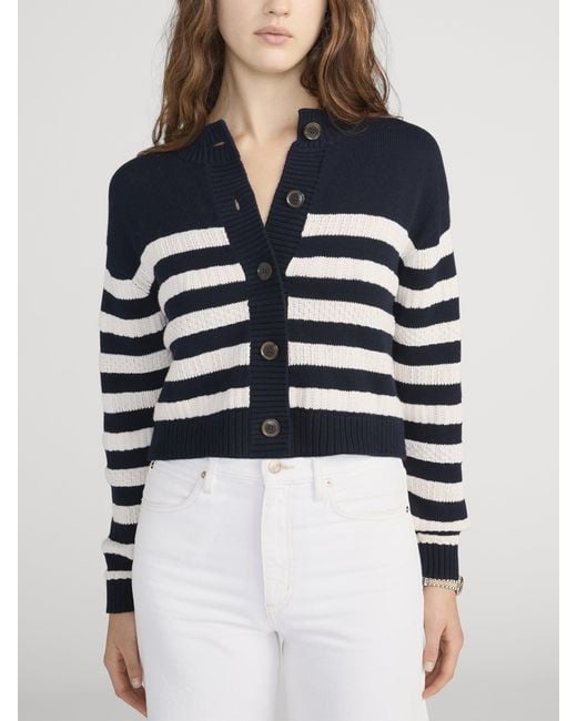 FRAME Blue The Variation Femme Cardigan