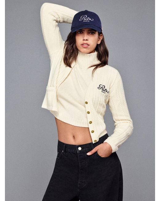 FRAME Blue Ritz Cotton Hat