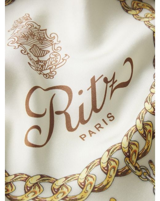FRAME Metallic Ritz Silk Scarf