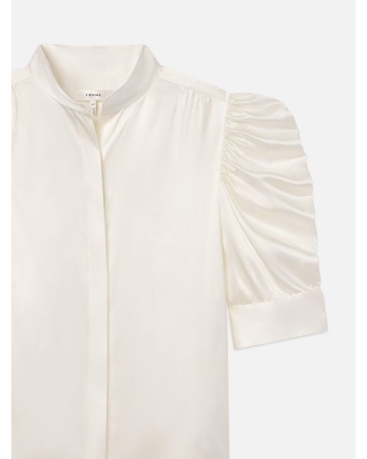 FRAME White The Gillian Top