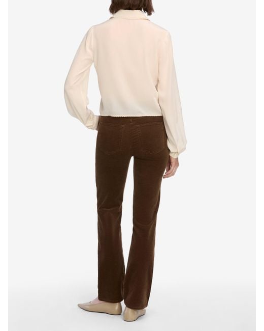 FRAME Brown Le Sleek Straight Corduroy