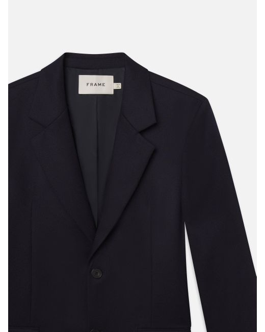 FRAME Blue Single Breasted Blazer for men