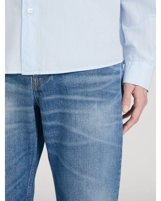 FRAME Blue The Straight Jean for men