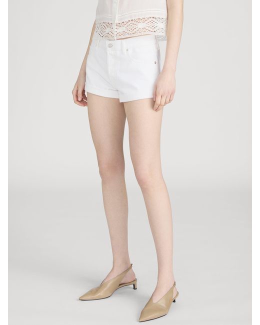 FRAME White The Darling Short