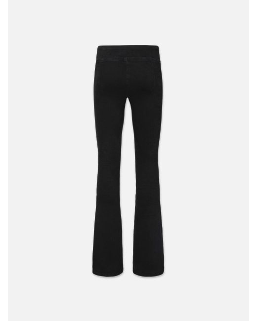 Frame Jet Set FRAME Jet Set Crop Mini Boot Jeans in Black | Lyst