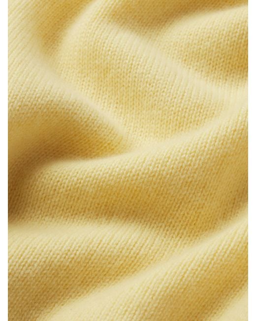 FRAME Yellow Sotheby's Cashmere Sweater for men