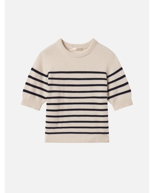 FRAME White The Cashmere Easy Crew