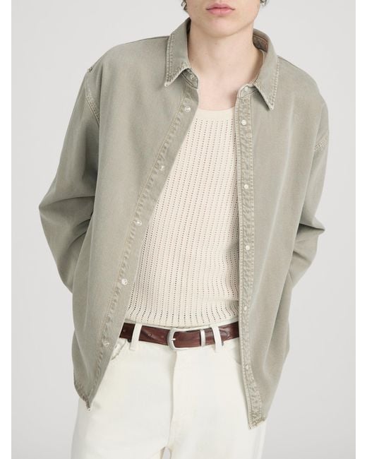 FRAME Multicolor Relaxed Denim Shirt for men