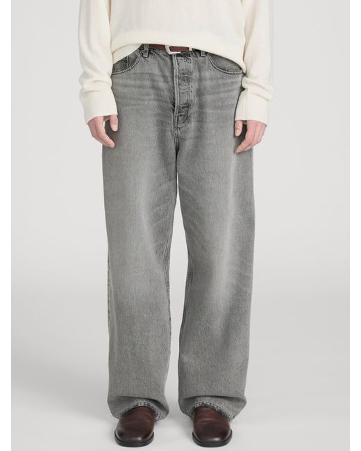 FRAME Gray Baggy Jean for men
