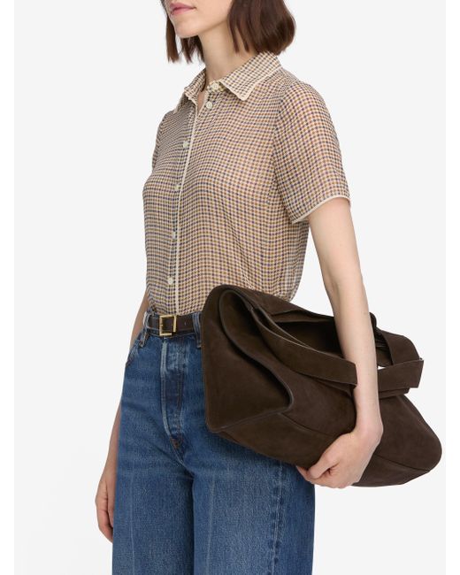 FRAME Natural The Silk Check Shirt