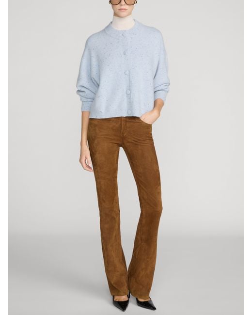 FRAME Blue The Lightweight Fleck Cardi
