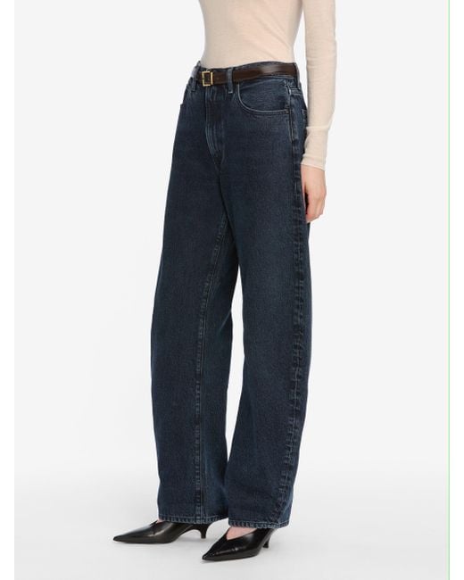 FRAME Blue The Bubble Jeans