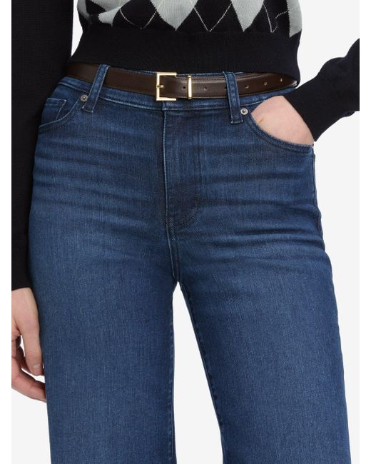 FRAME Blue Le Slim Palazzo