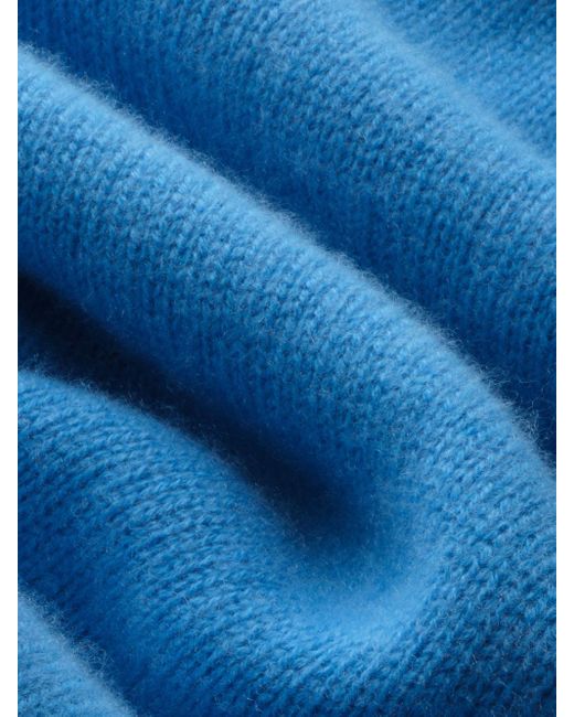 FRAME Blue The Cashmere Crewneck Sweater for men