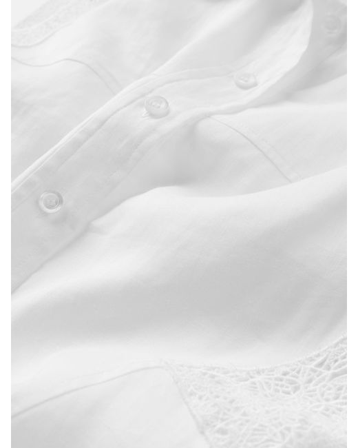 FRAME White The Embroidered Day Dress