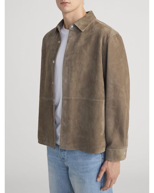 FRAME Natural Suede Shirt for men