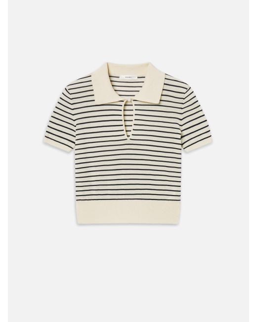 FRAME White The Keyhole Polo