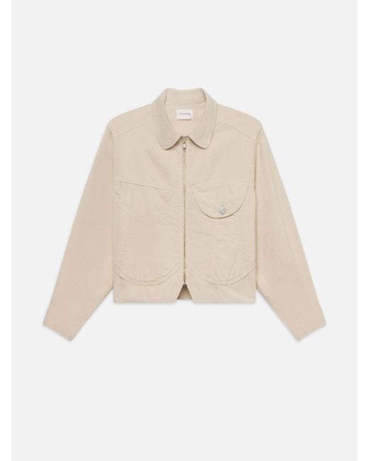 FRAME Natural Corduroy Heart Jacket