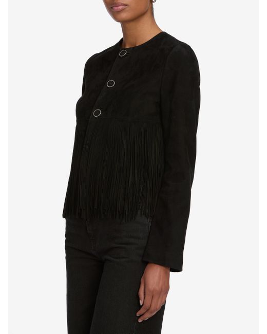 FRAME Black The Saddle Jacket