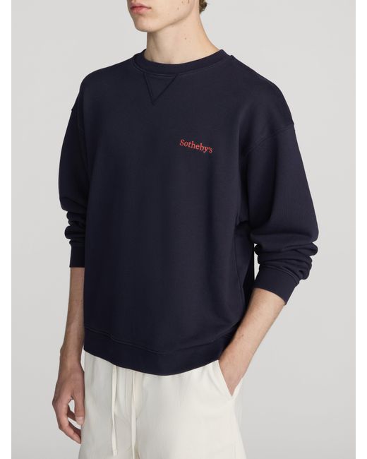 FRAME Blue Sotheby's Sweatshirt for men