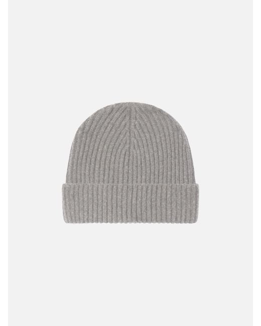 FRAME Gray Knit Beanie for men