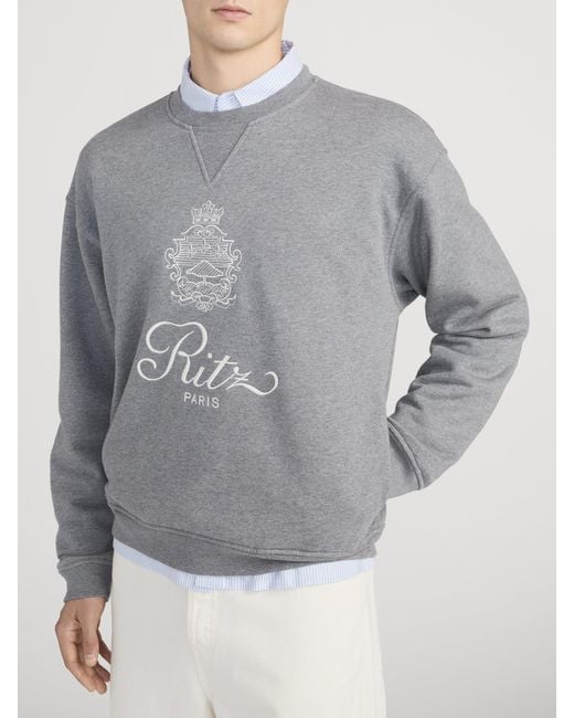 FRAME Gray Ritz Sweatshirt