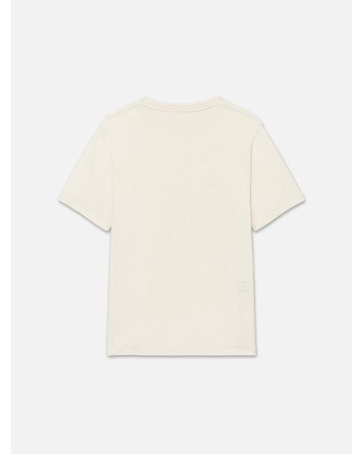 FRAME White Duo Fold Tee for men
