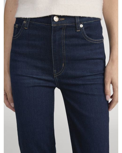 FRAME Blue Le Pixie Sleek Straight