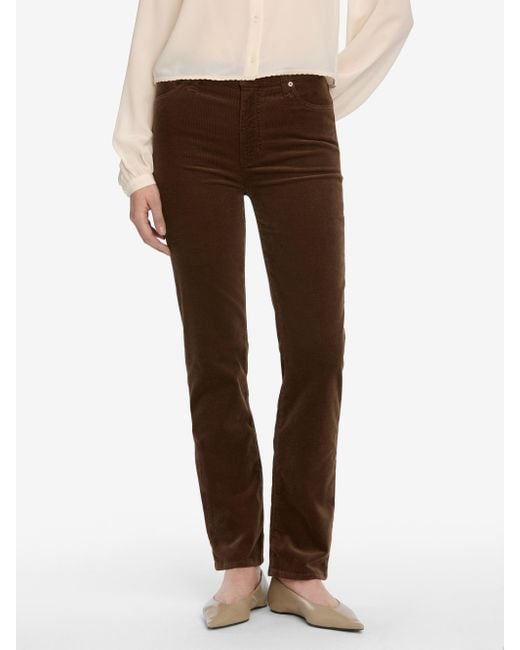 FRAME Brown Le Sleek Straight Corduroy