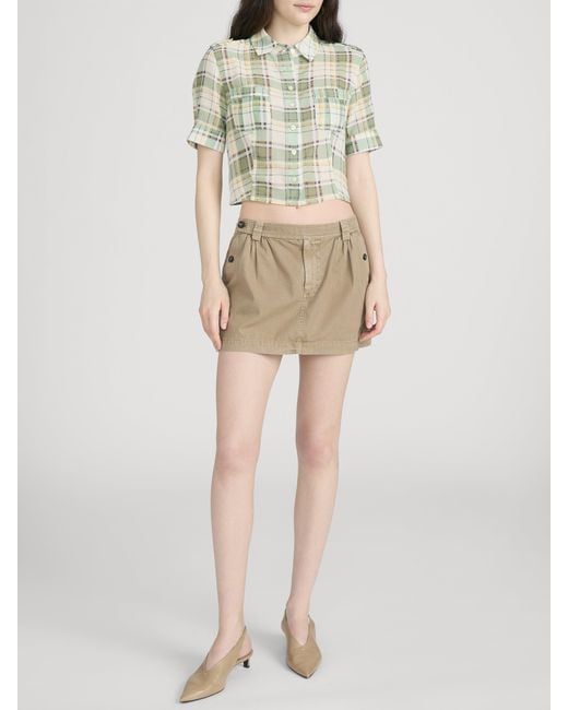 FRAME Natural The Utility Skirt