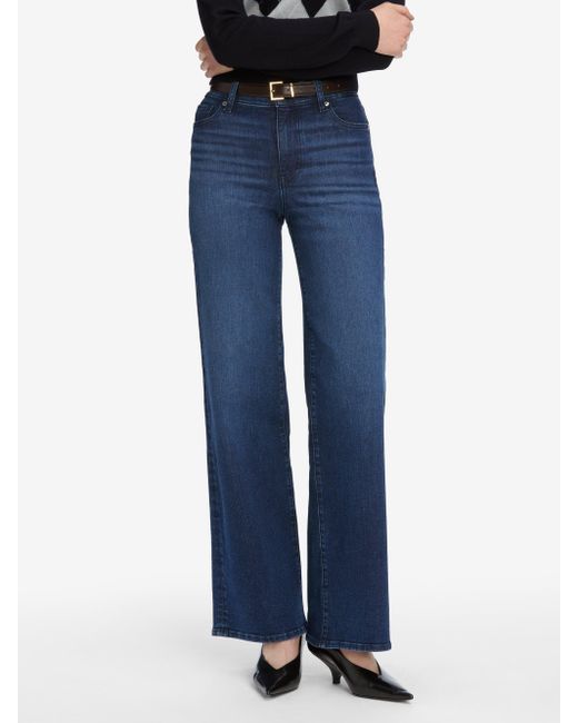 FRAME Blue Le Slim Palazzo
