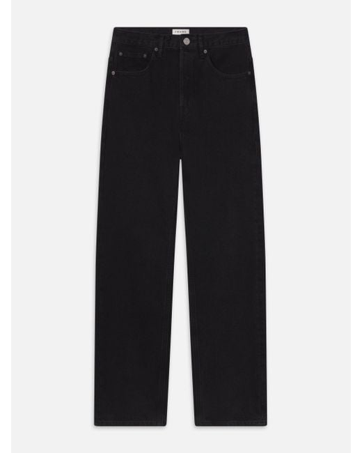 FRAME Black The Straight Jean for men