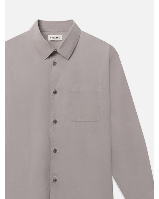 FRAME Gray Cotton Shirt for men